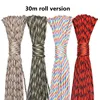 5M/15M/30M 7-Core 550 Paracord 4mm Parachute Cord Outdoor Camping survival Rope kit Umbrella Tent Lanyard Strap Clothesline 4