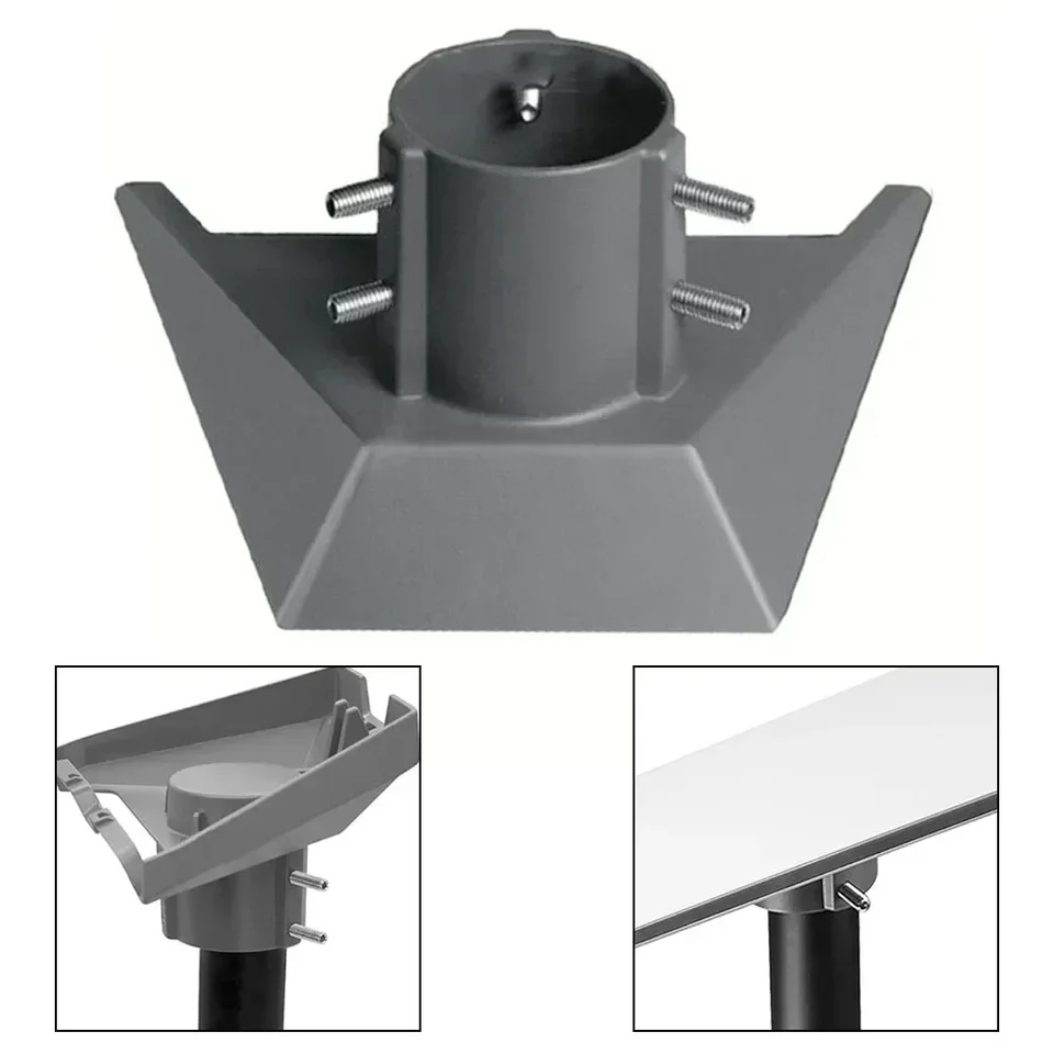 Kit De Montaje Para Techo Pivotante Para Starlink Gen 3 - Resistente A La Intemperie, Posicionamiento Flexible, Incluye Adaptador De Tubo