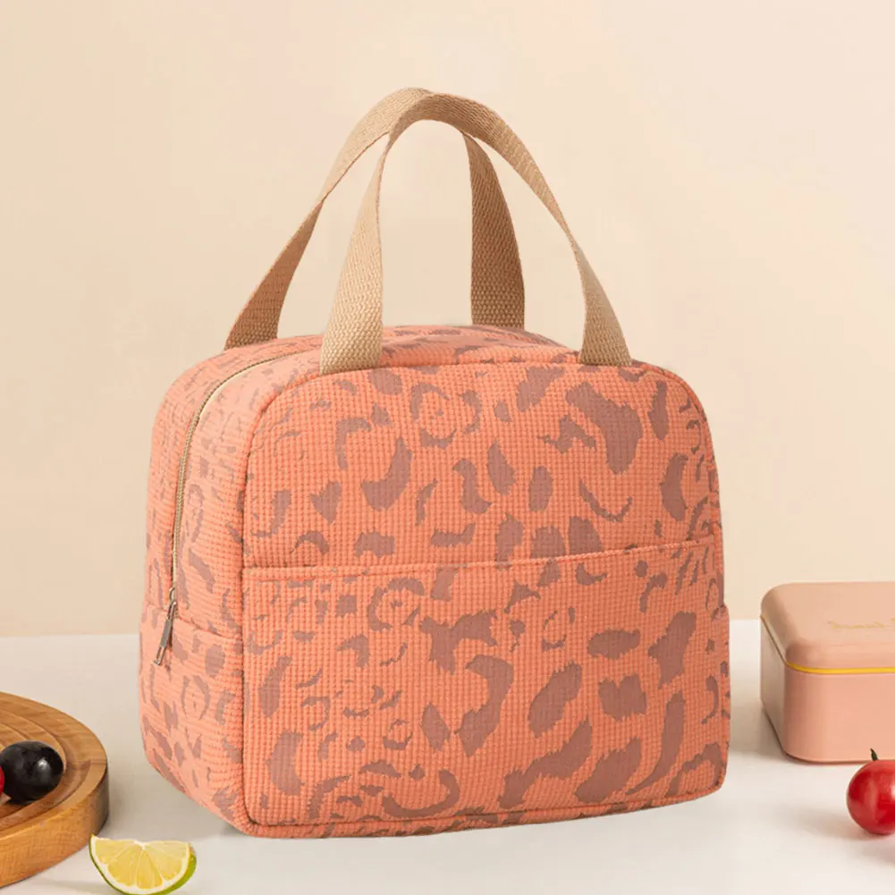 Insulated Lunch Bag Portable Lunch Bag with Aluminum Foil Insulated Bento Bag Multi-Function Large Capacity for Outdoor Travel