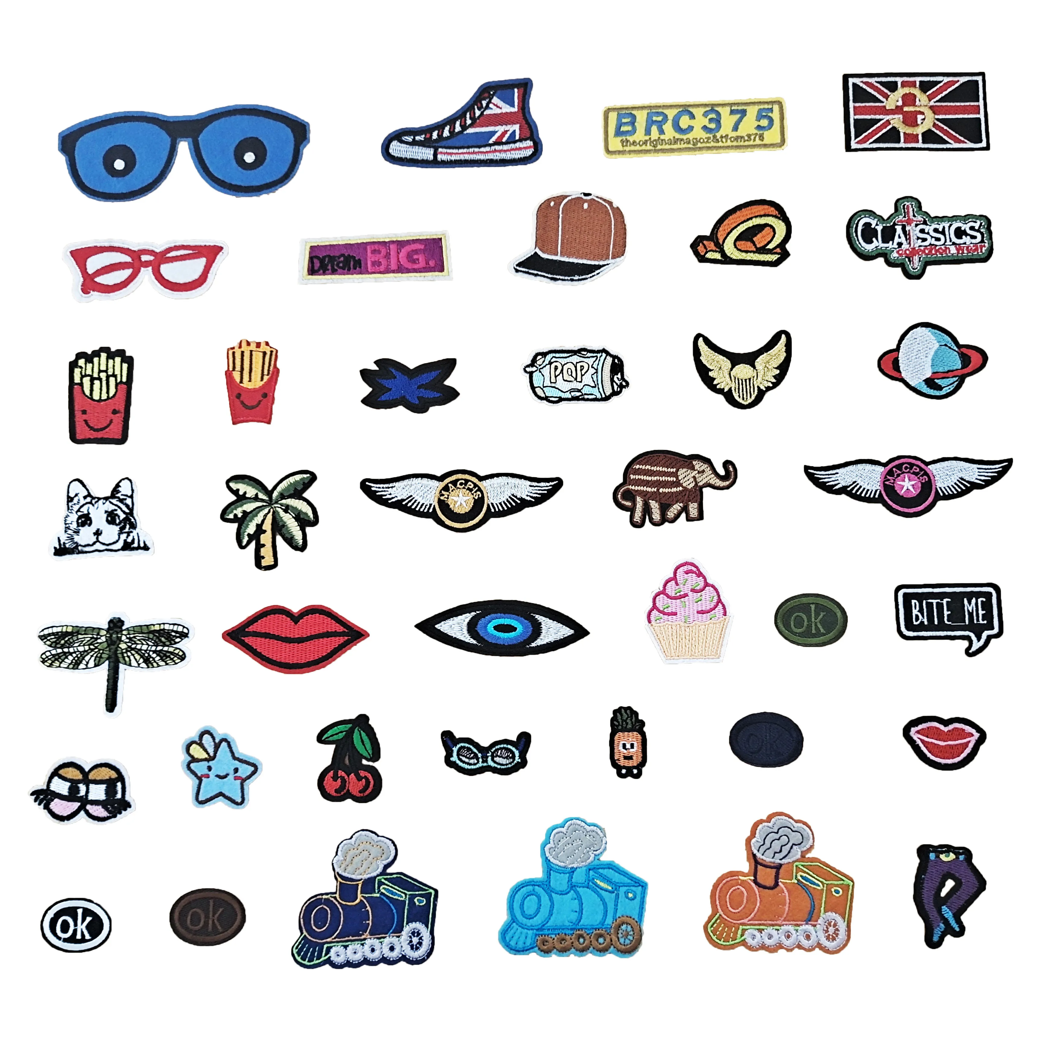 

Train patch can be sewn and hot jeans badge sequin embroidery DIY clothing craft supplies material accessories 1PCS for sale