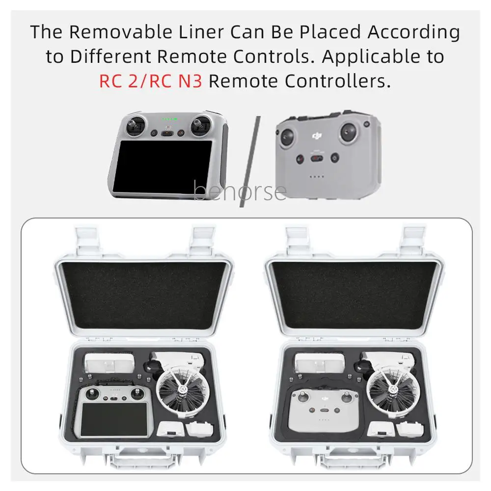 Safety Case For DJI Flip Fly More Combo Kit Organizer For DJI FLIP/RC N3/RC 2 Waterproof Shockproof Case Drone Accessories