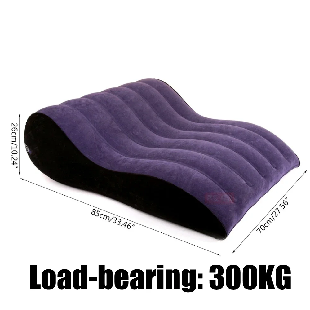 Folding Inflatable Sofa Bed Relaxing Travel Chair Bean Bag Furniture Sets PVC S Shape Lounges Chaise Camping Outdoor Chairs