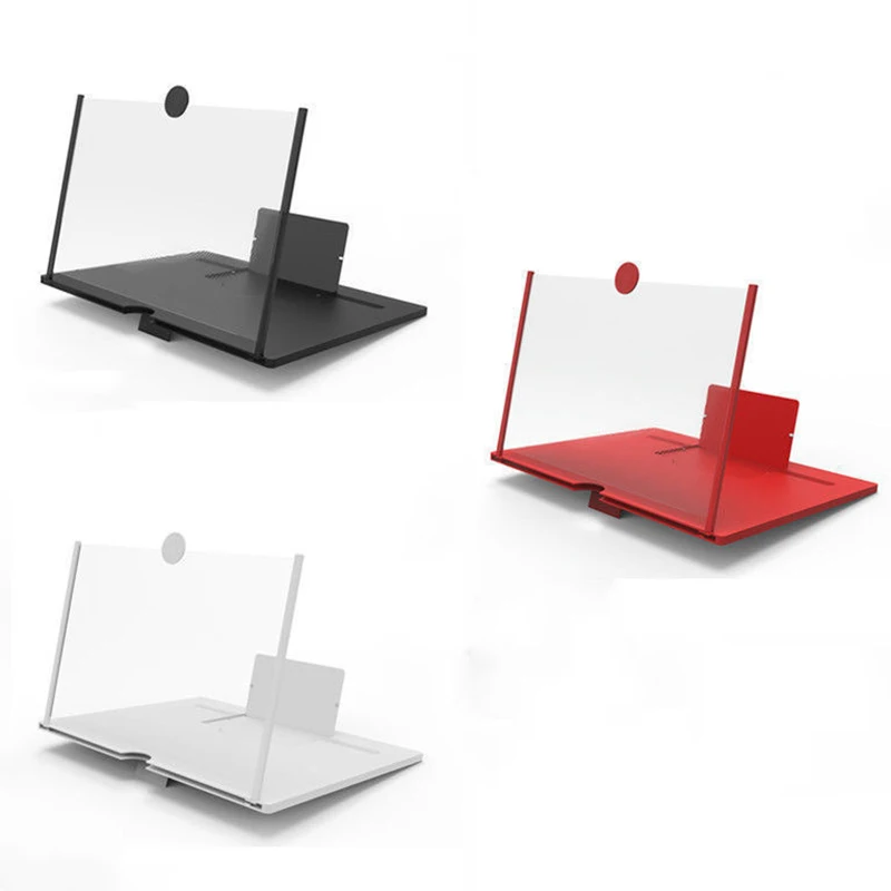 3D Magnifier Glass Screen Amplifier HD Anti Blue Light Magnifier for Cell Phones Flexible Tripod Mount No Battery Required﻿﻿