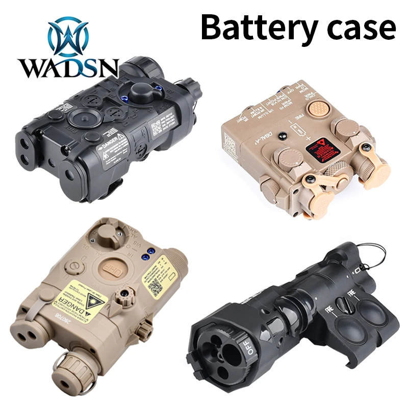 WADSN Tactical Battery Case MAWL C1+ PEQ15 DBALA2 NGAL L3 Dummy