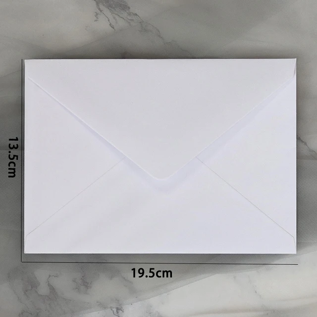 50 Buste Eleganti Con Bordo Oro 18.5x13.5cm - Per Inviti Matrimonio, Compleanni E Eventi - Foto 9