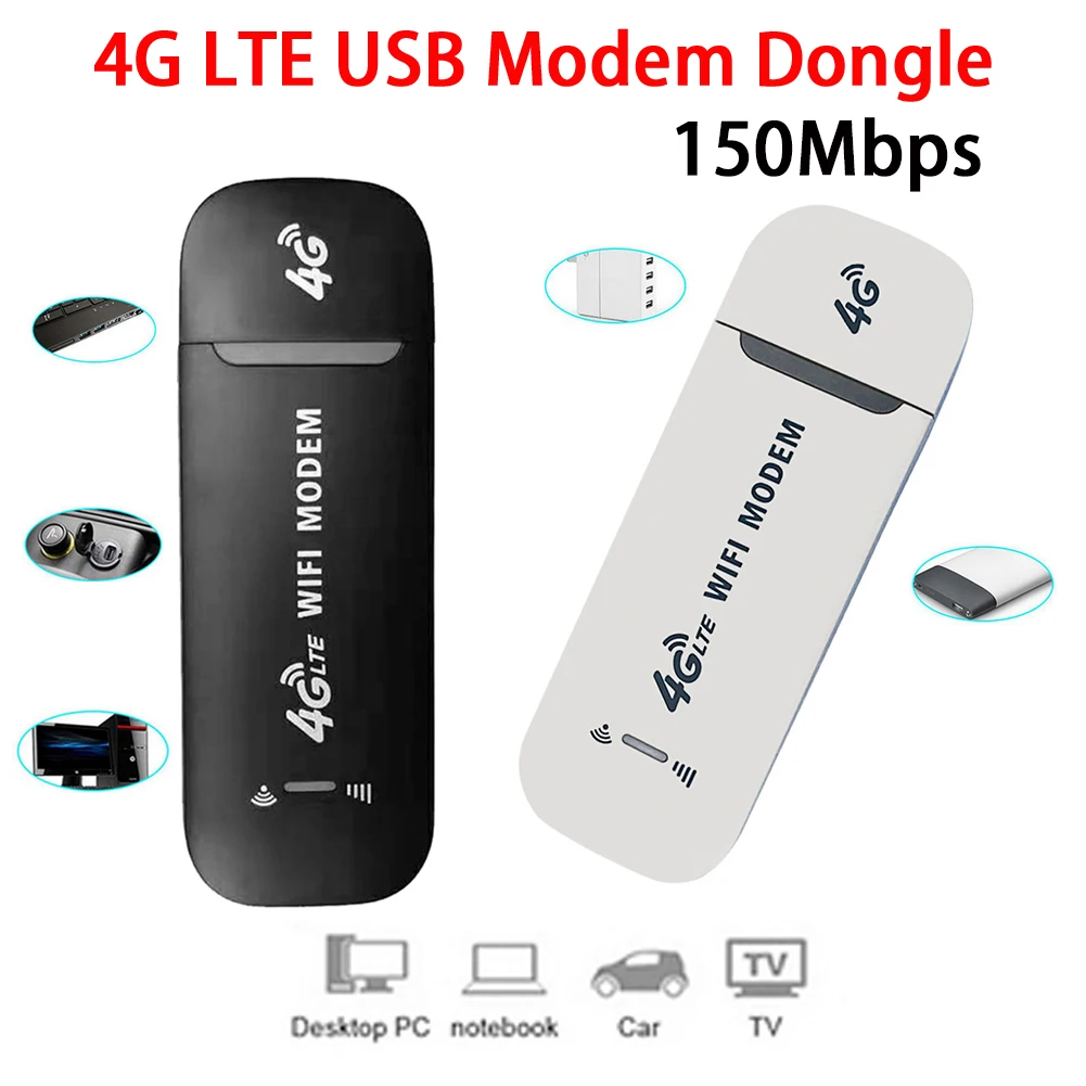 4G LTE Modem Wireless Router USB Dongle Mobile Broadband WIFI SIM