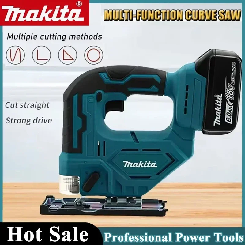 Makita DJV182Z 브러시리스 전기 왕복 절단기 충전식 다기능 목공 와이어..