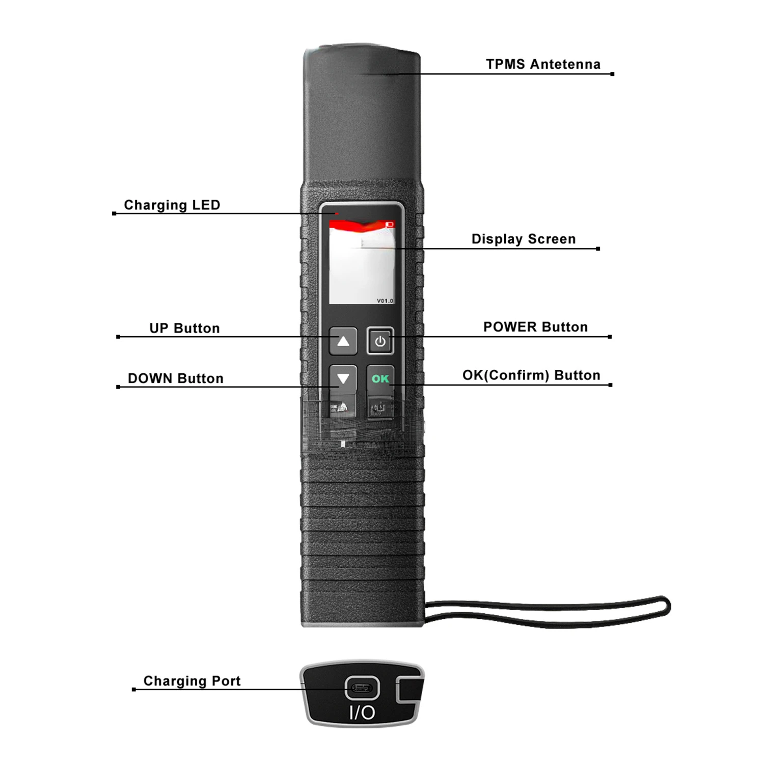 Tire pressure detection tire pressure activation meter programming matching multi-vehicle diagnosis
