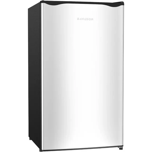BANGSON Compact Fridge with Freezer, 3.2 CU.FT. Small refrigerator with Freezer, 5 Adjustable Temperatures, 38 dB Low Noise 1