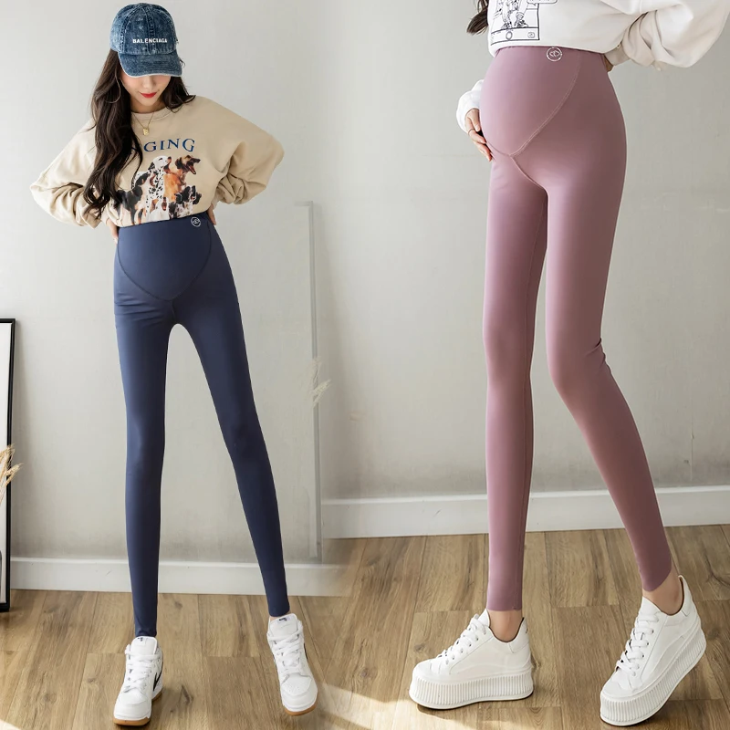 

Pregnancy Mama Clothing Womens Maternity Yoga Pants for Women with High Waisted Workout Pants for Women Leggings sharkskin pants