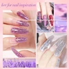 LIMEGIRL 15ml Nail Art Gel Kit UV Soak Primer Acrylic Solution Gel Manicure Kit with Mini LED Light Nail Quick Extension Tool 5