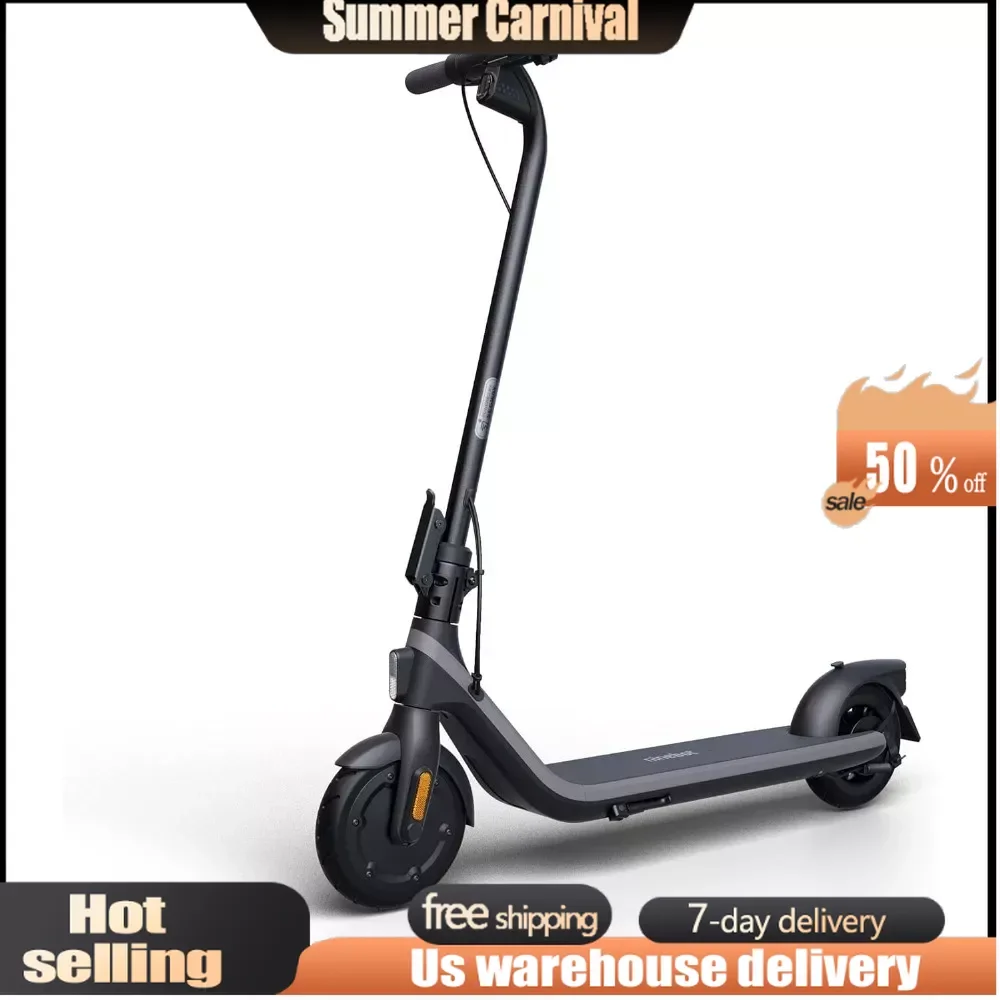 

Мощный мотор Kick Scooter E2/E2 Plus/E2 Pro/ES1L, 12,4-15,5 миль/ч, круиз-контроль, передняя подвеска ES1L-12,5 миль