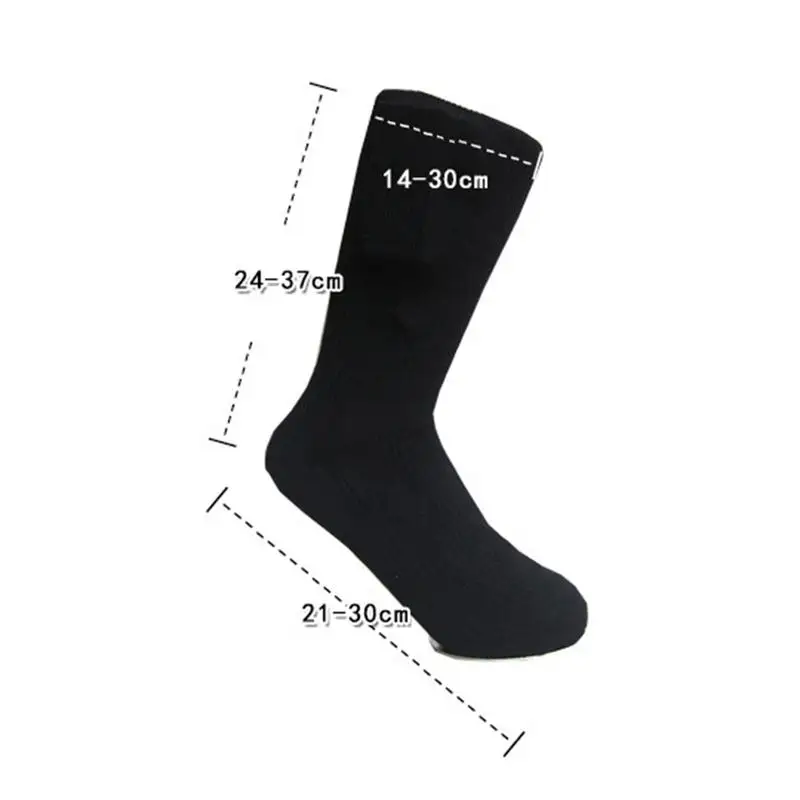 Electric Heated Socks With 3.7V 2200mAh Rechargeable Battery Powered Thermal Socks For Shiiing Camping Hiking Outdoor Works