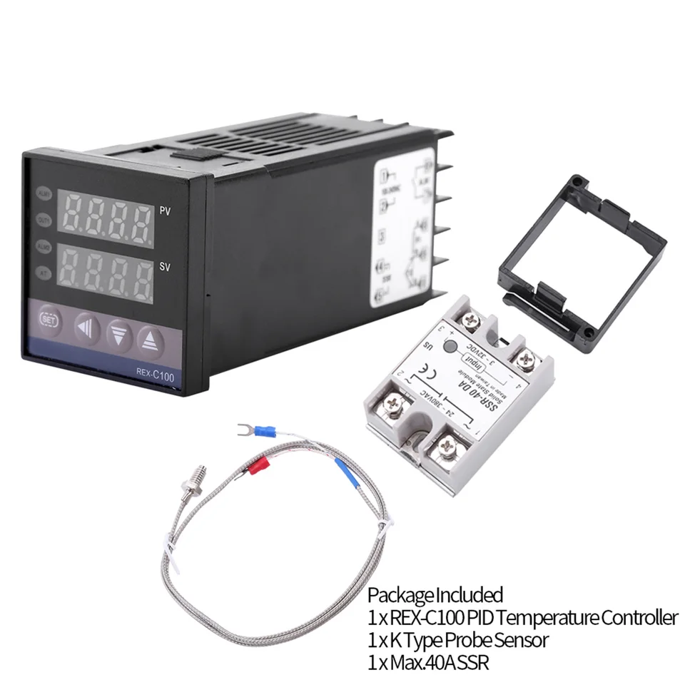 0-400℃ Digital LED PID Temperature Controller Thermostat