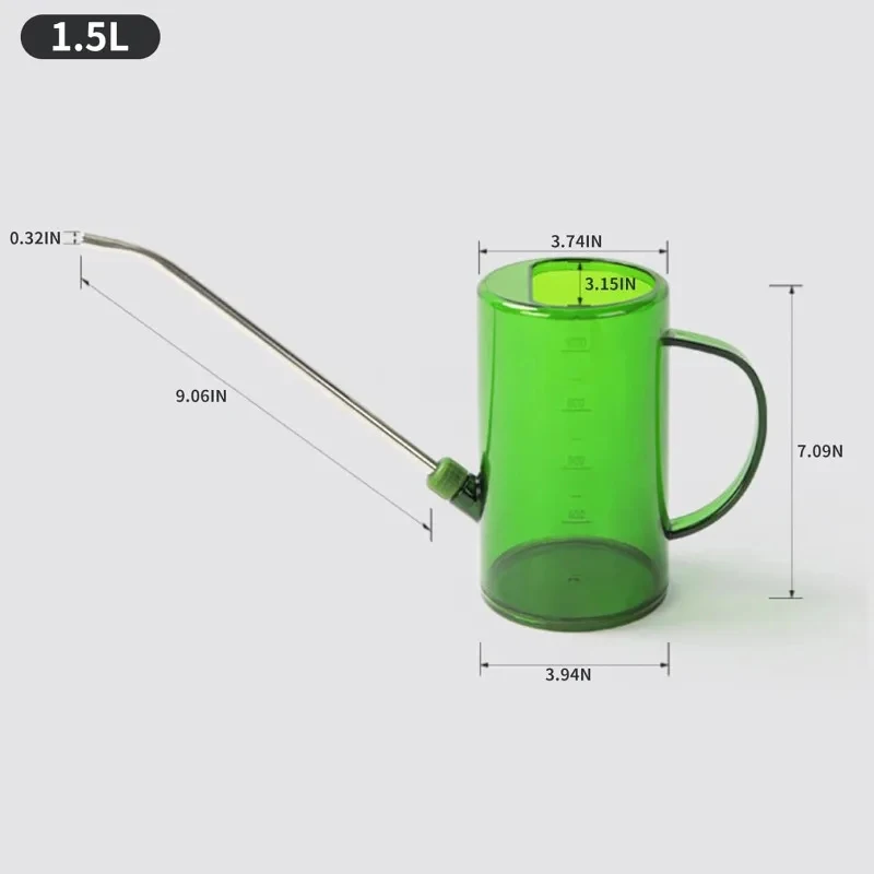 Long-Spout Watering Can for Home Use – Ideal for Garden Plants, Potted Greens, Succulents, and Flower Watering - 2