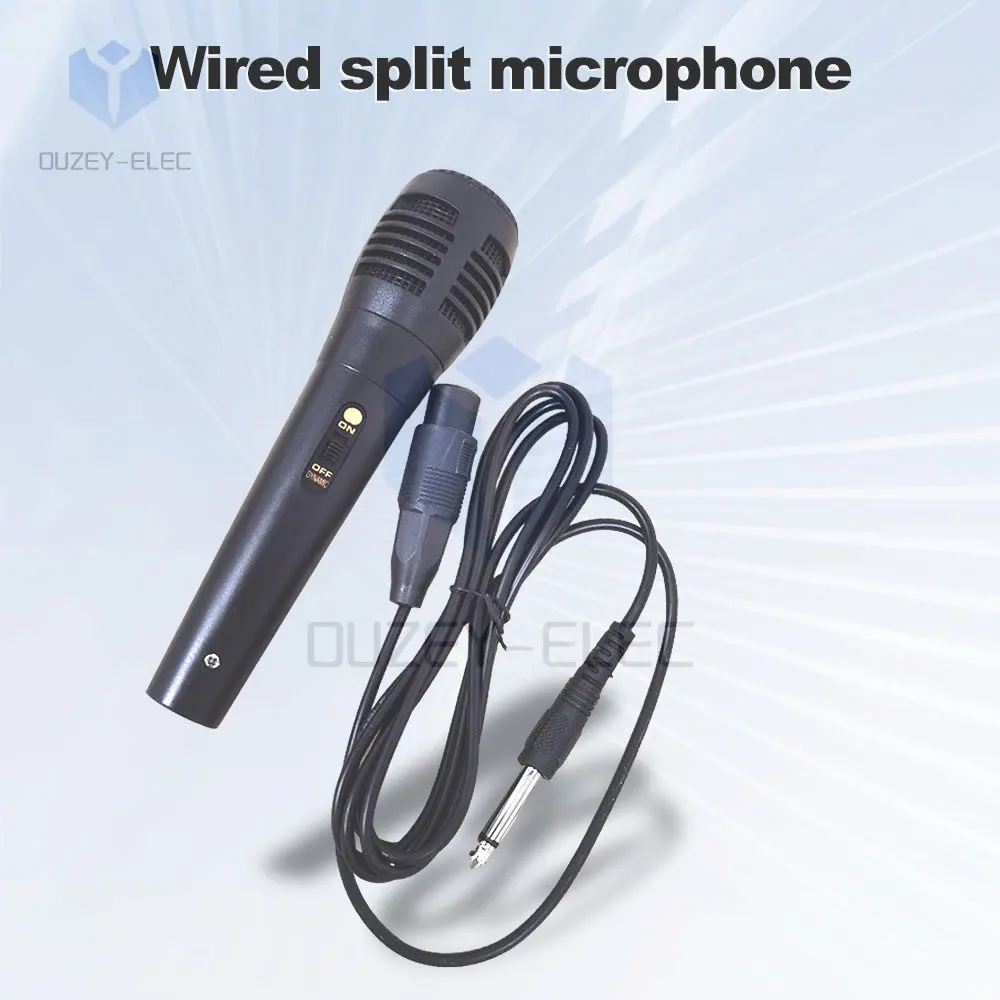 6.5Mm \ 3.5Mm Microfono Bluetooth Cablato Portatile Dinamico Omnidirezionale Ktv Megafono Palmare Per Karaoke Speech Wedding