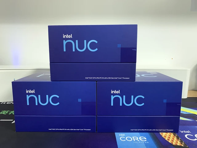 Intel NUC Mini PC 12 Pro NUC12WSHi5/NUC12WSKi5 Wall Street Canyon modelo i5-1240P M.2 SSD Thunderbolt 4 /Cores 12 DDR4 Mini PC 6