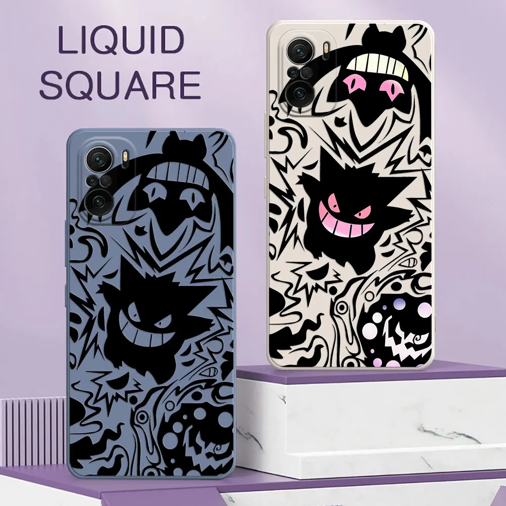 Pokemon Gengar Pocket Monster Custodia Per Telefono Anime Per Xiaomi 13T Pro 13 12T 11T 10T Pro Mi 11 Lite 5G Ne 12 11 10 9 Cover In Silicone