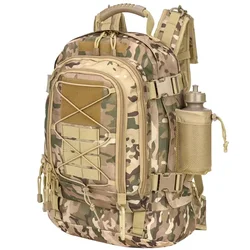Extra Large 60L Water Resistant Tactical Backpack for Outdoor Adventures & Travel (Camo)