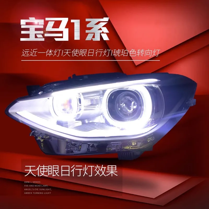 2 BMW Serie 1 F20 Angel Eyes Scheinwerfer Look Xenon LED V2 Phase