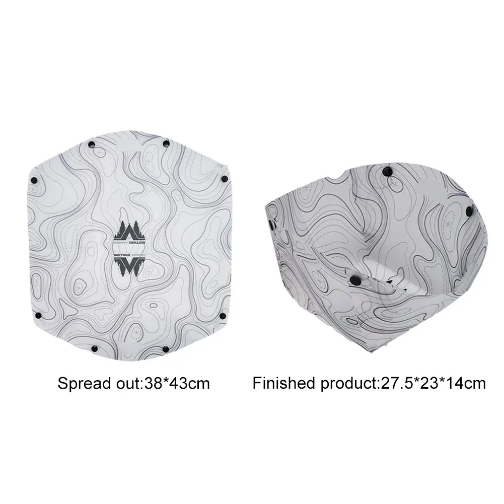 Outdoor Lightweight Folding Tableware 2Pcs Portable Bowl Dinner Plate Coffee Filter Water Cup Multi-purpose Camping Tableware