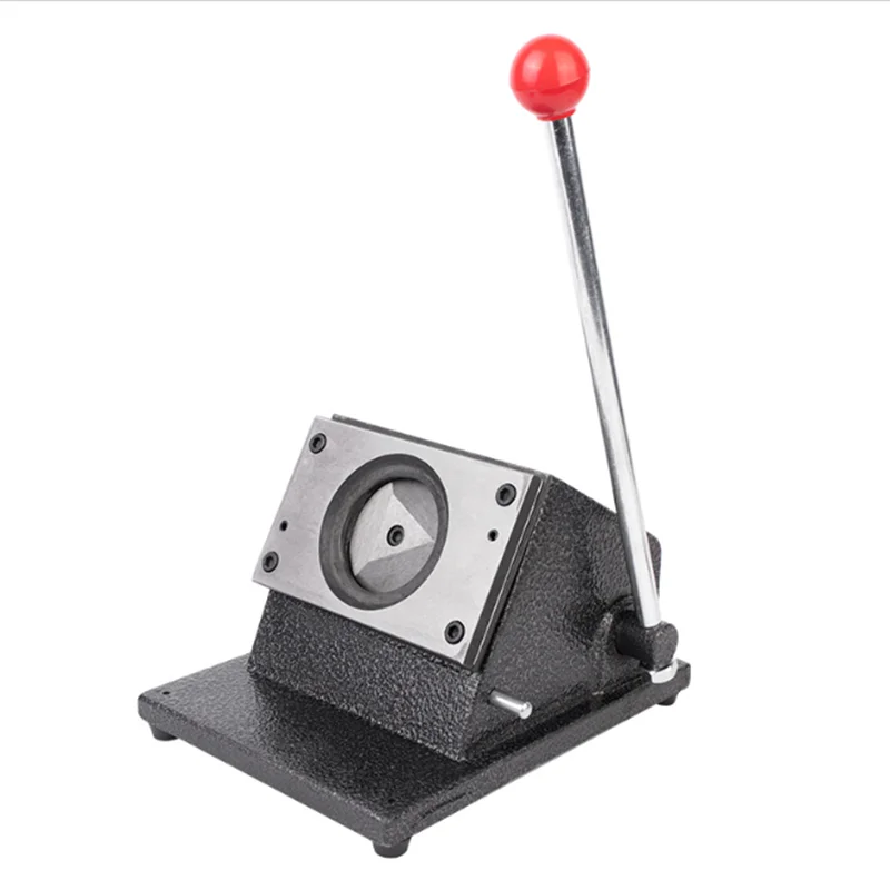 Desktop Manual 20mm 25mm 30mm 45mm 54mm Paper Graphic Punch Die Cutter DIY Button Maker Round Badge Cutter Card Cutting Machine