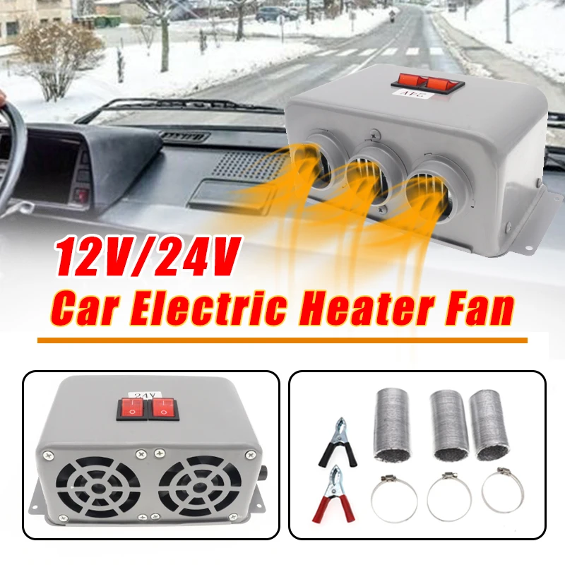 Dropship 24V 150W Portable Car Heater Heating Fan 2 In 1 Defroster