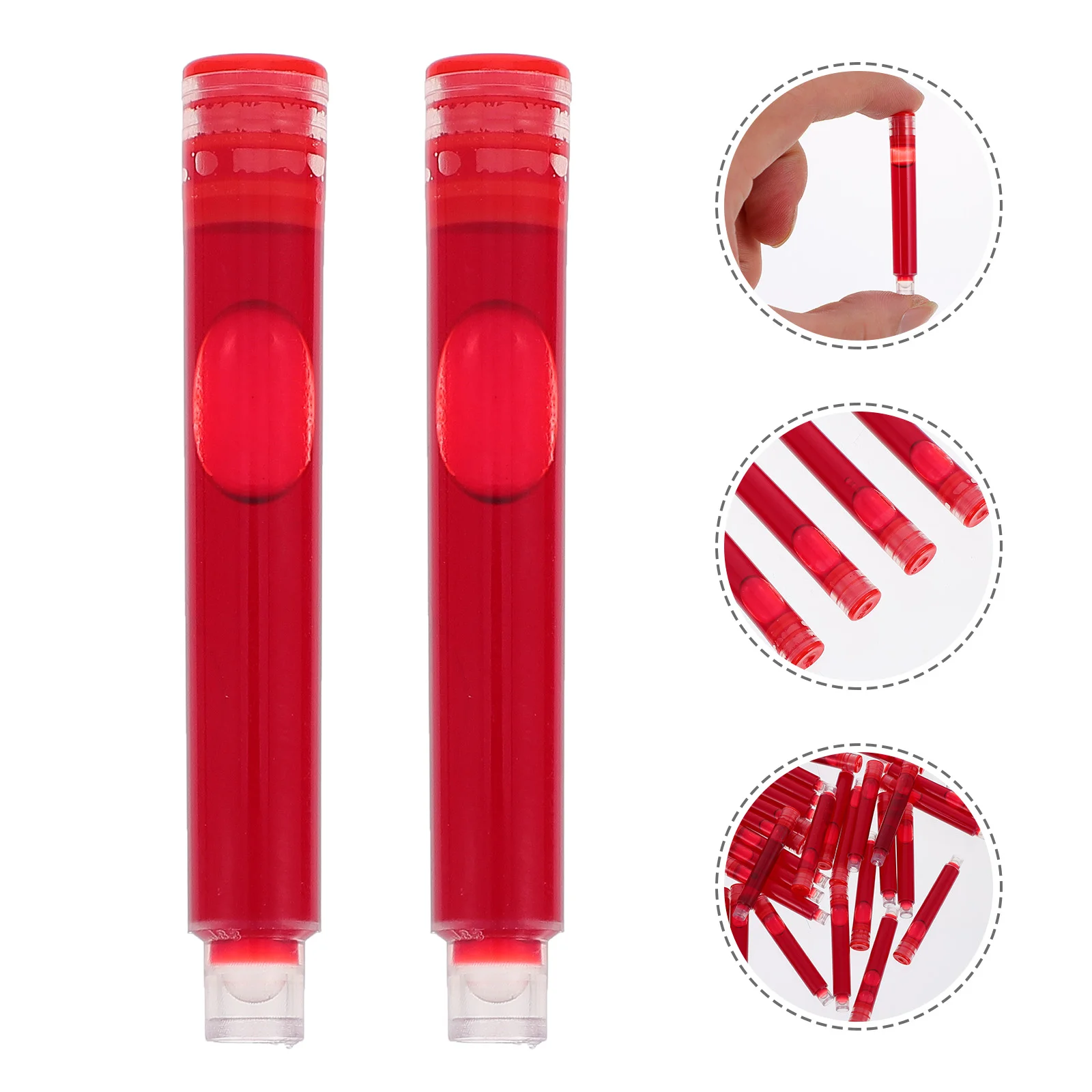 

100 Pcs Pens Black Ink Sac Supplement Fountain Replacement Universal Filling for Refills Student