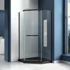 Neo-angle Shower door 38 in. D x 38 in. W x 72 in. H, Tempered Glass with Easy Clean, Frameless Pivot Shower Enclosure 1