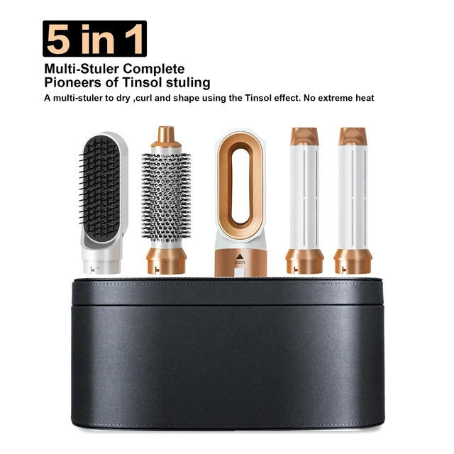 Professional 5 in 1 Hair Dryer Hot Air Comb Curler For Dyso Airwrap Hair Dryer Styling Tool Hair Straightener Hairdressing Tool 1