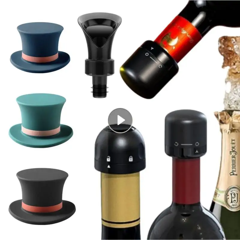 

Bar Wine Bottle Stopper Wine Bottle Plug Champagne Stoppers Bottle Wine Stoppers For Bottles Wine Vacuum Pump Bottle