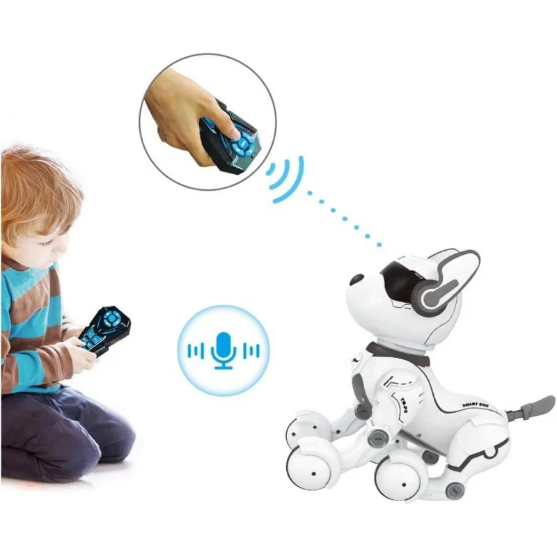 Intelligent Robot Dog- Interactive Smart Programmable Rechargeable with Remote Control, Voice and Touch Features 5