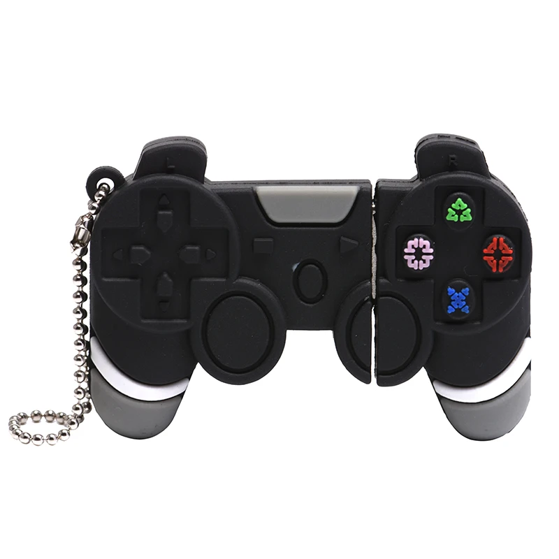 thumbnail image 1 of Memoria USB JASTER GamePad modelo 128 GB, regalo creativo para niños, memoria USB de 64 GB, llavero gratis, memoria USB negra de 32 GB, 1 of 5
