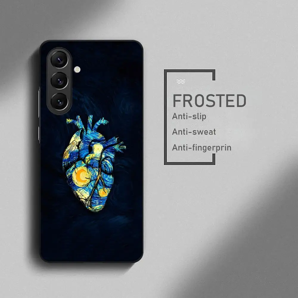 Van Gogh Artworks Soft Black Phone Case
