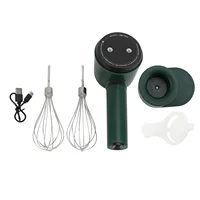 USB Handheld Egg Beater Easy To Clean Cordless Hand Mixer Plastic Stainless Steel Splashproof Powerful Lightweight for Kitchen 1