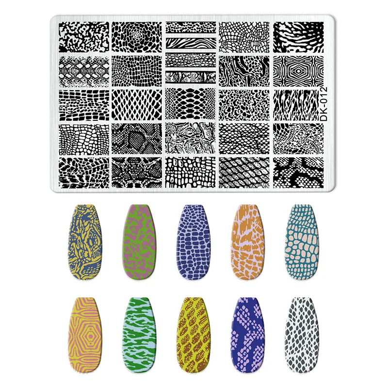 Cute Cartoon Character Stamping Plate Cute Girl dragon phoenix Nail Stamp Plates Small Elf Nail Templates for Nail Art Design 2