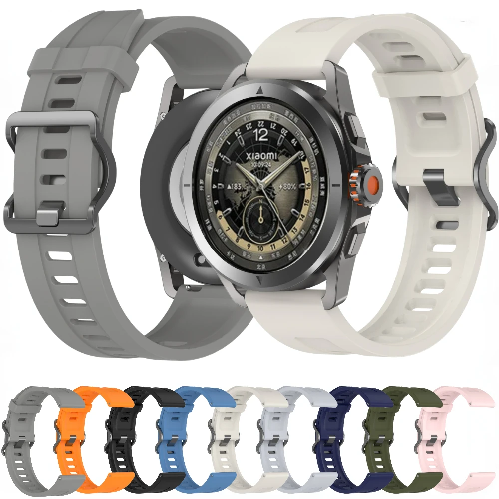 Versatile 22mm Silicone Strap - Sport Watchband Bracelet Accessories