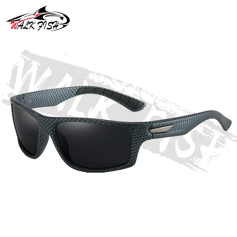 Polarized Fishing Sunglasses WALK FISH Men's Driving Sports Male Sun Glasses Hiking Fishing Classic UV400 Eyewear fishing sunglasses polarized sunglasses