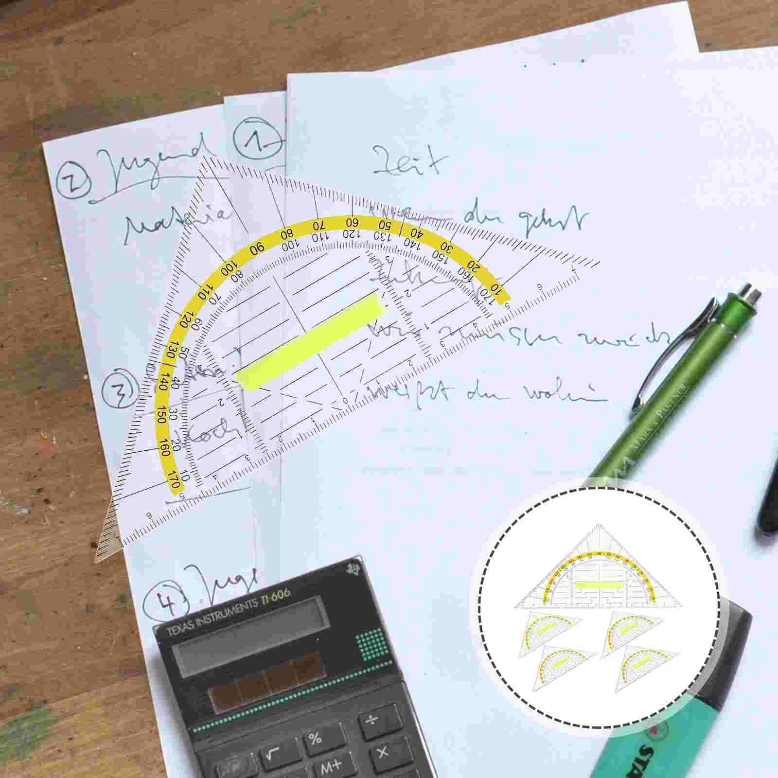 Рисунок 3 - Линейка с прозрачными геометрическими