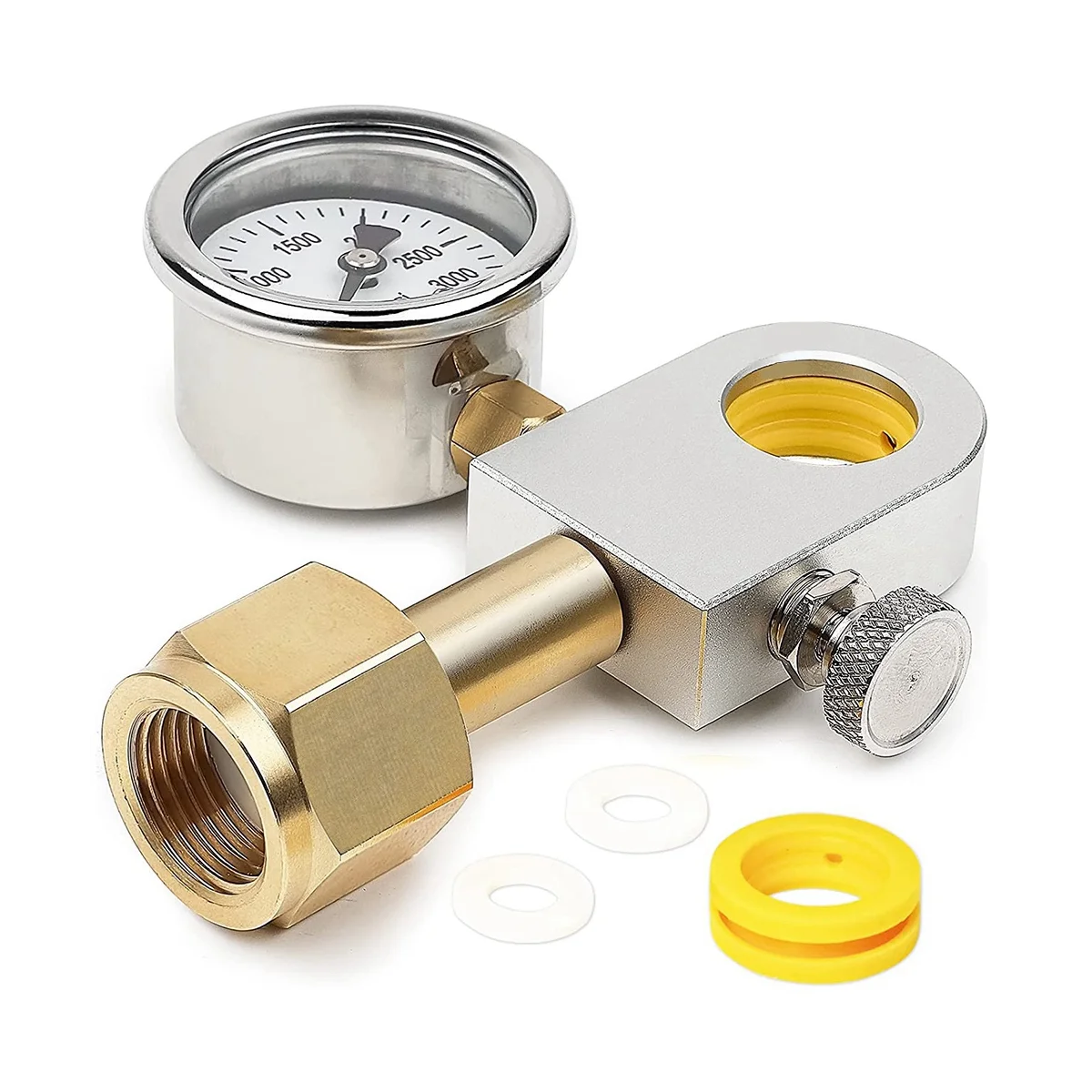 

CO2 Refill Adapter, Soda Refill Adapter Compatible for Terra/Duo/Art Sparkling Water Maker for CO2 Cylinder