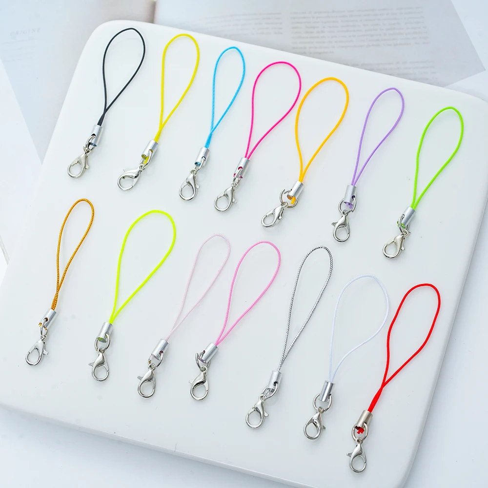 Lanyard Cord Set with Lobster Clasp Keychain Accessories - Pack of 20