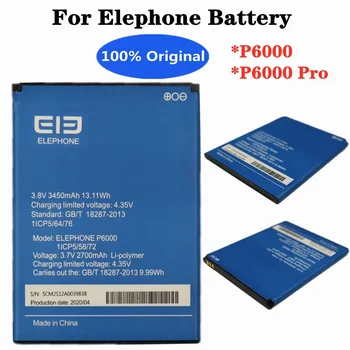 2700mAh P6000Pro Original Battery For Elephone P6000 Pro / Elephone P6000 Smartphone Battery High Quality Replacement Batteries