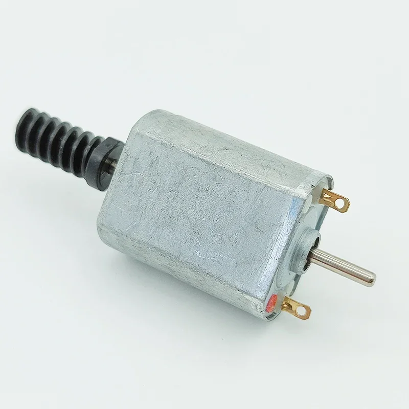 FK-130SH 미니 듀얼 샤프트 모터 130 고속 20mm DC 6V-24V 마이크로 전기 웜 기어 모터 DIY 취미용 장난감 자동차 보트용