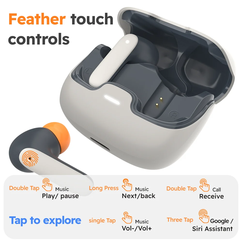 5.4 bluetooth tws wireless bluetooth earphones ultra low latency dual microphone enc noise cancelling in ear bluetooth earphones 5.4 Bluetooth TWS Wireless Bluetooth Earphones Ultra-low Latency Dual Microphone ENC Noise Cancelling in Ear Bluetooth Earphones 2