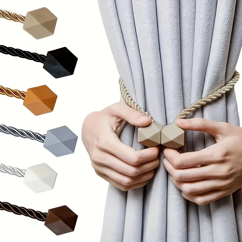 Magnetic Curtain Tieback for Living Room Drapes