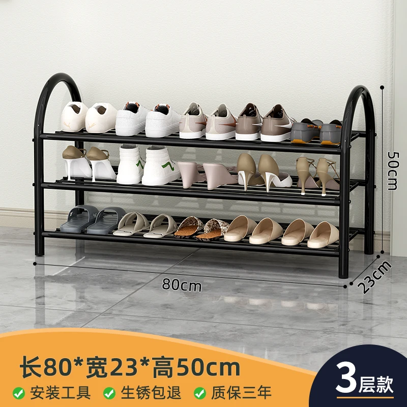Scarpiera In Acciaio Inossidabile A 6 Livelli – 40x23x85 Cm – Scaffale Per Scarpe Multiuso, Salvaspazio – Per Ingresso E Balcone - 2