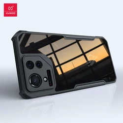 Transparent Airbag Anti-drop Lens Protection Case by Xundd for ROG Phone 8 Pro (Black Clear)