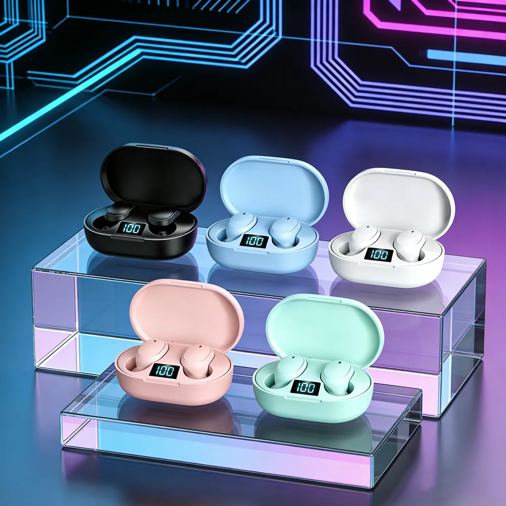 TWS Bluetooth Earphones Wireless bluetooth headset Noise Cancelling Headsets Microphone Headphones for all smartphones 1