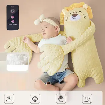 Cartoon Baby Sleep Aid Soothing Hand Pillow Pacify Doll Hand with Remote for Newborns Toddler Sleeping Comfort Patting Doll 1