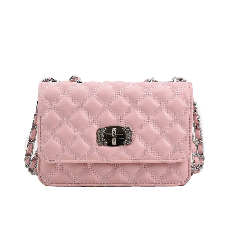 

Fashion Simple New PU Leather Pure Color Women Square Flap Shoulder Messenger Bag 2023 Hot Classic Casual Shopping Handbags.